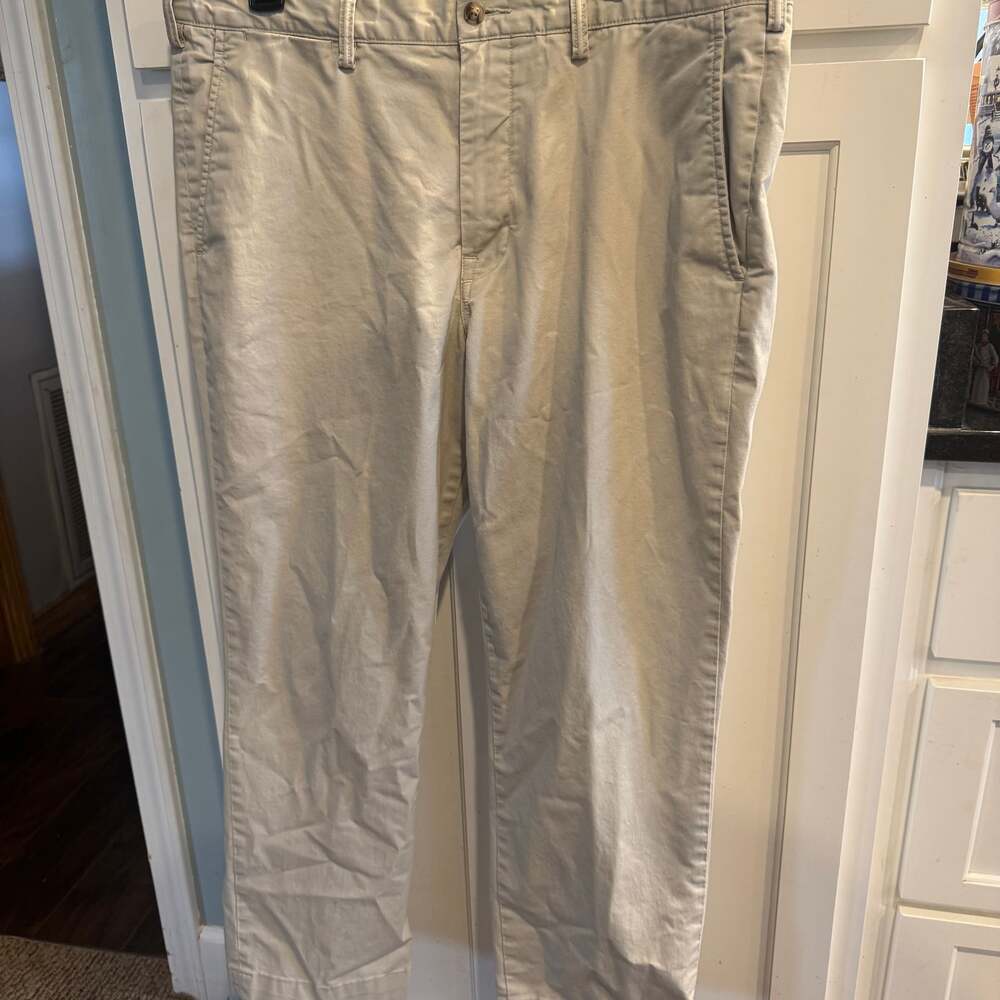 Polo Ralph Lauren Men's Stretch Straight Fit Chino Pants Khaki 36x32